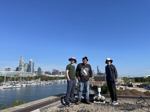 Research team at Northerly Island